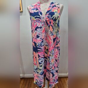 Lilly Pulitzer sleeveless trapeze dress SIZE M